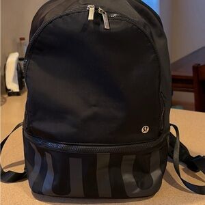 lululemon athletica Black and Gray Backpack